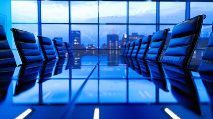 A risk management discussion in a modern boardroom, where experts analyze potential risks, develop mitigation strategies, and implement controls to protect the business from unforeseen challenges