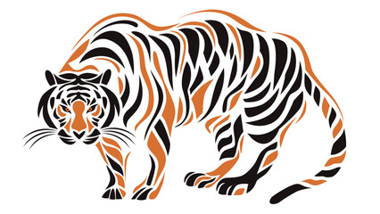 Tiger , vector illusttration