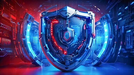 Advanced Cybersecurity and Data Protection shield 