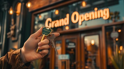 Grand Opening Key: New Business Launch
