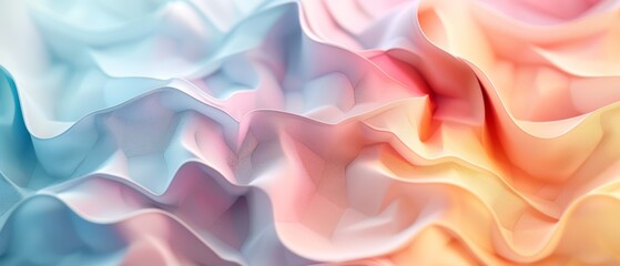 Abstract pastel gradient, soft hues, smooth texture, modern design, copy space