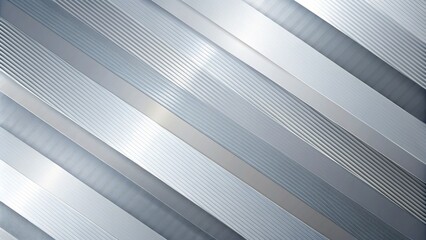 Obraz premium elegant gray and white diagonal lines with soft shadow, light silver gray gradient, and geometric modern stripe design, perfect for universal minimal business backdrop.