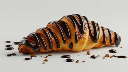 croissant with chocolate