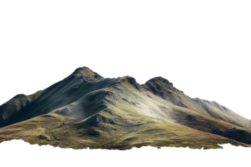 Mountains isolated on transparent background