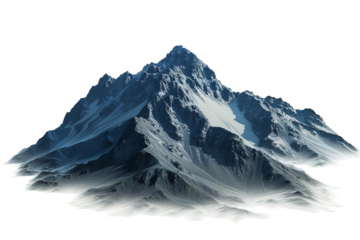 Mountains isolated on transparent background