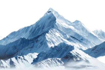 Mountains isolated on transparent background