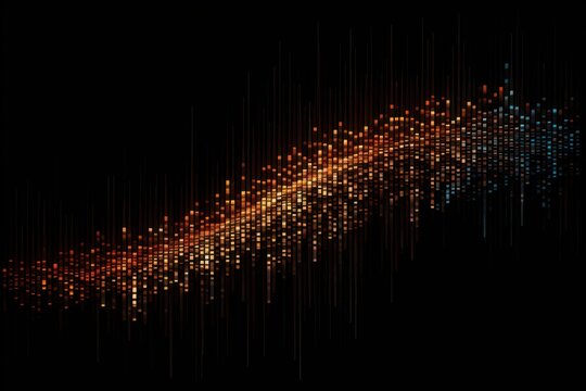 Computer coding effect background