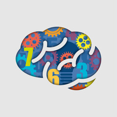 Engineering abstraction concept inside the brain