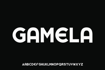 Display alphabet font vector design, suitable for headline, poster, logo and many more