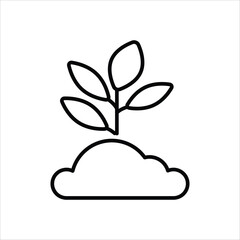Sprout vector icon