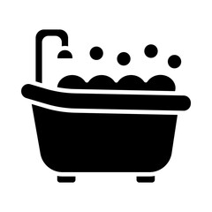 Bath glyph icon