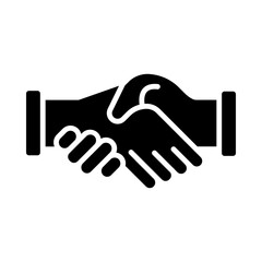 Giving Handshake glyph icon