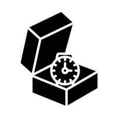 Watch Boxes glyph icon