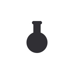Chemical test tube. Glass tube. Flask template. Glass container. Flask of poison. Jar icon. Medicine vial. Logo template. Chemical test tube silhouette. Laboratory tube. Flask icon. Chemical bottle.