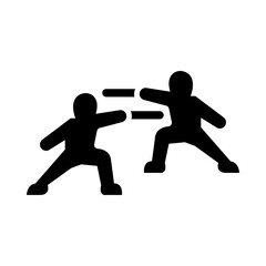 Fencing glyph icon