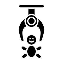 Game machine glyph icon