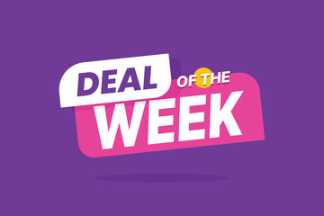 Final week sale promotion with great deal offer. Weekly sale special offer poster.