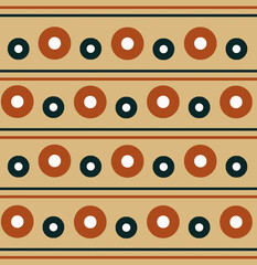 Trendy geometric print illustration. Fashionable template for design