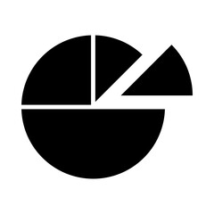 Pie chart glyph icon