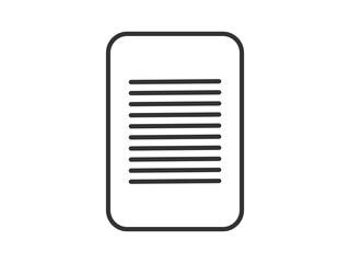 Icon depicting documents, suitable for web and mobile applications, isolated for use in graphic and design. Illustration a vector