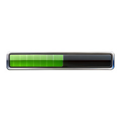 loading or download icon isolated on white background 