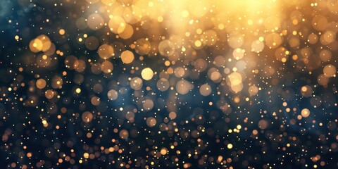 Elegant particles cascading down a smooth, metallic gradient for a modern, sophisticated look.