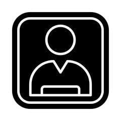 User glyph icon