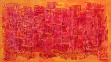 Evolutionary Computation Text Rendered in Red Oil Pastel on Paper