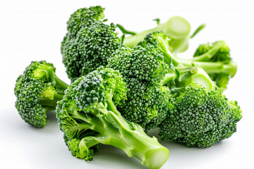 Image of natural eco organic vegetables generated with ai isolated on white color background