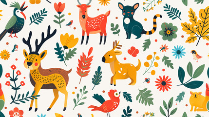Patterns inspired by the diversity of animals and wildlife celebrated during Eid al-Adha