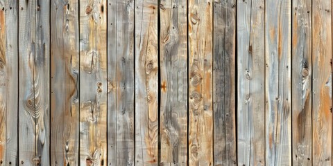 Naklejka premium A vertical wood panel texture background, suitable for use in posters, flyers, or digital presentations. 