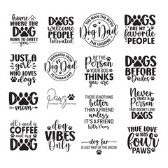 Obraz premium Dog SVG Bundle