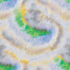 Tie Dye Yellow Boho. Green Stripe Tye Dye. Blue Vector Shirt. Yellow Dye Background Blue Swirl Background. Abstract Fabric Tie Dye. Vector Dyed Batik. Gray Seamless Batik. Gray Yellow White Grunge.