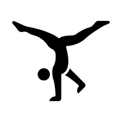 Tumbling Icon glyph icon