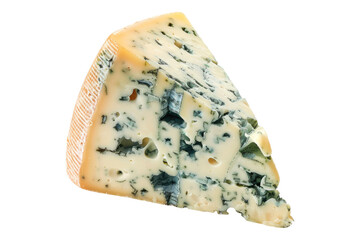 Blue cheese isolated on white background