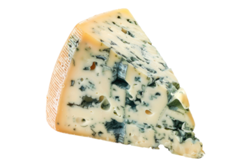 Blue cheese isolated on white background