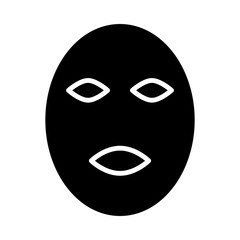 Face mask icon glyph icon