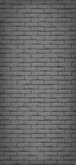 Gray brick wall vertical background for smartphone