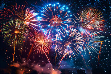 Fototapeta premium Fireworks at Night