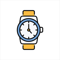 Wristwatch vector icon