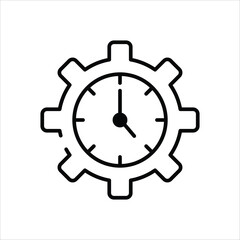 Time Management vector icon