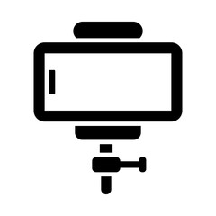 Selfie Stick glyph icon