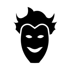 Joker glyph icon