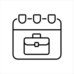 Working Hours vector icon