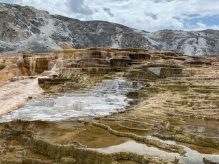 Mammoth hot springs