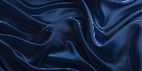 Obraz premium A plain, dark navy blue background with a subtle gradient, adding depth while keeping the overall look clean