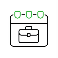 Working Hours vector icon