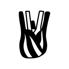 Fennel Bulb Glyph Icon, Vector illustration