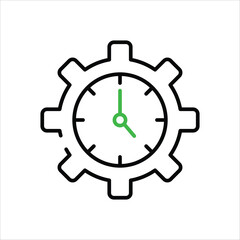 Time Management vector icon