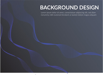 Elegant Blue Wave Abstract Background